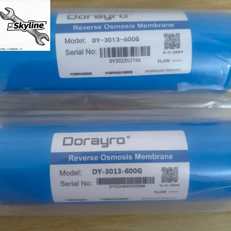 2pcs 600Gpd 3013-600G RO Membrane Kitchen Water Purifier Osmosis Water Filter