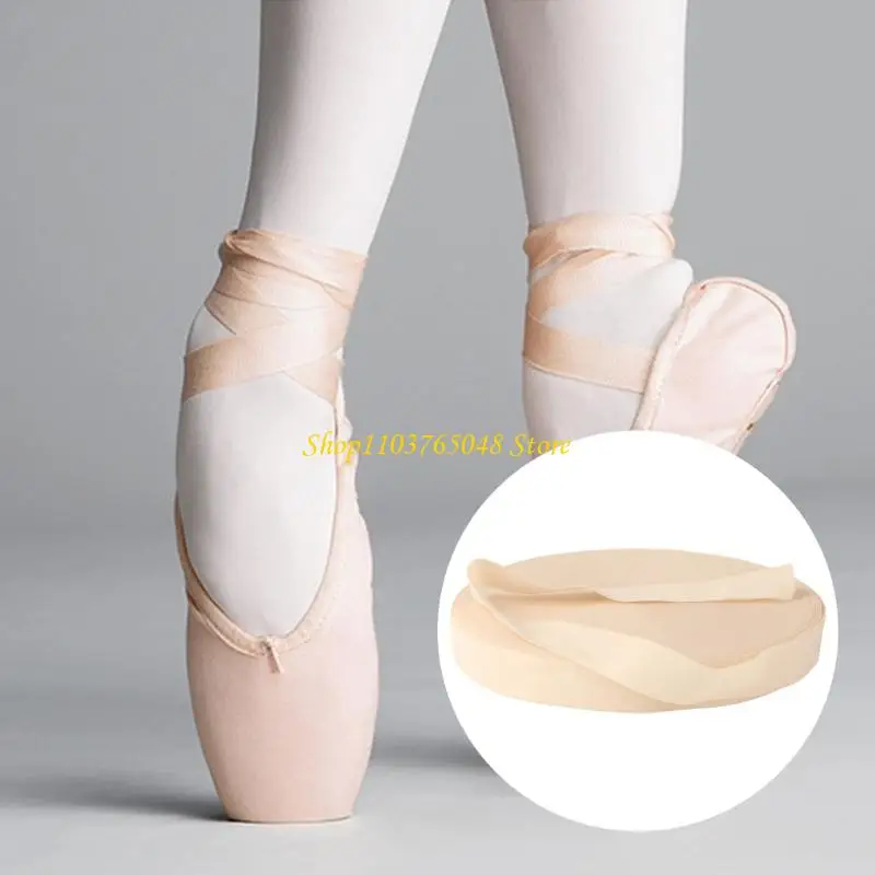 R53E High Elastic Ballet Ribbon Stretchable Leg Band for Dance Performances