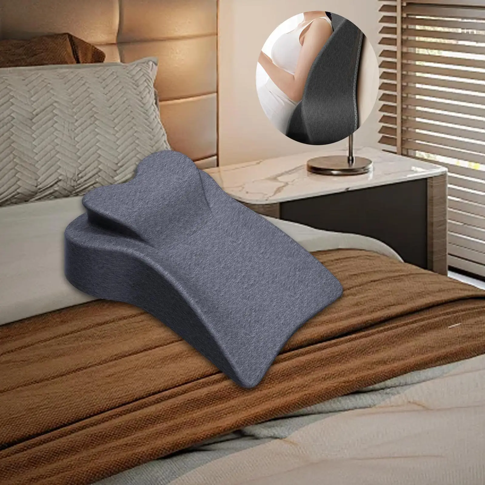 Leg Elevation Pillow Lie on The Bed Pillow Versatile Detachable Cover