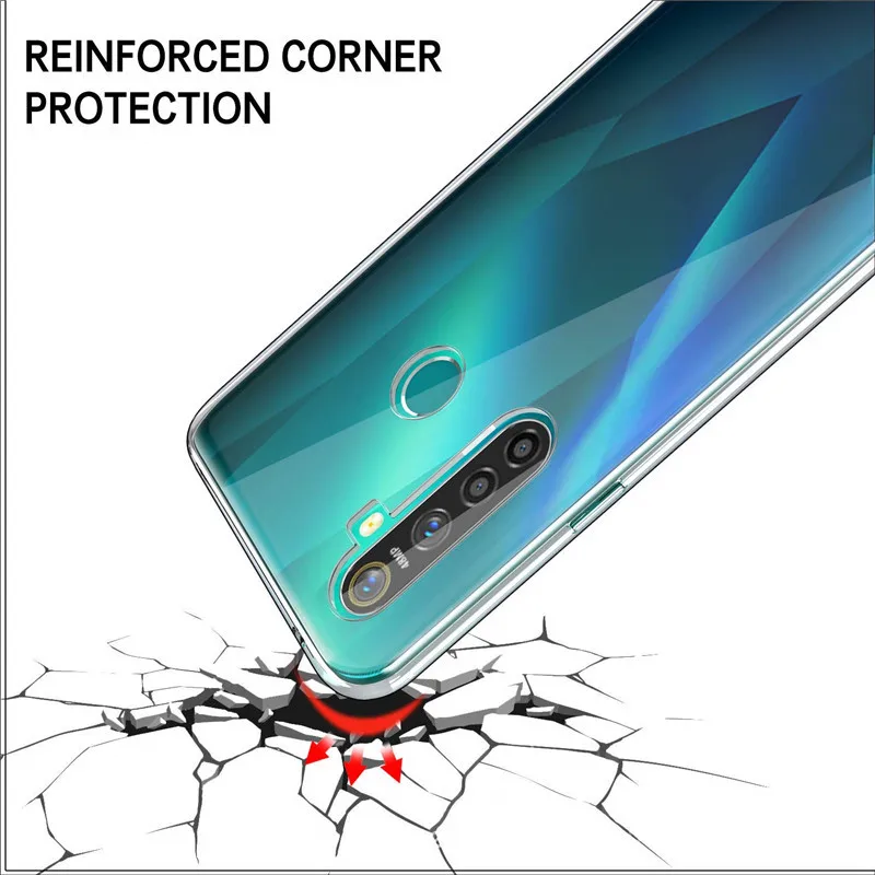 Case For OPPO A96 A95 A94 A93 A92 5G A74 A73 A72 A55 A54 A53 A52 5G A55S A16E A11S A16K A54S A53S A16 Silicone Clear Soft Case