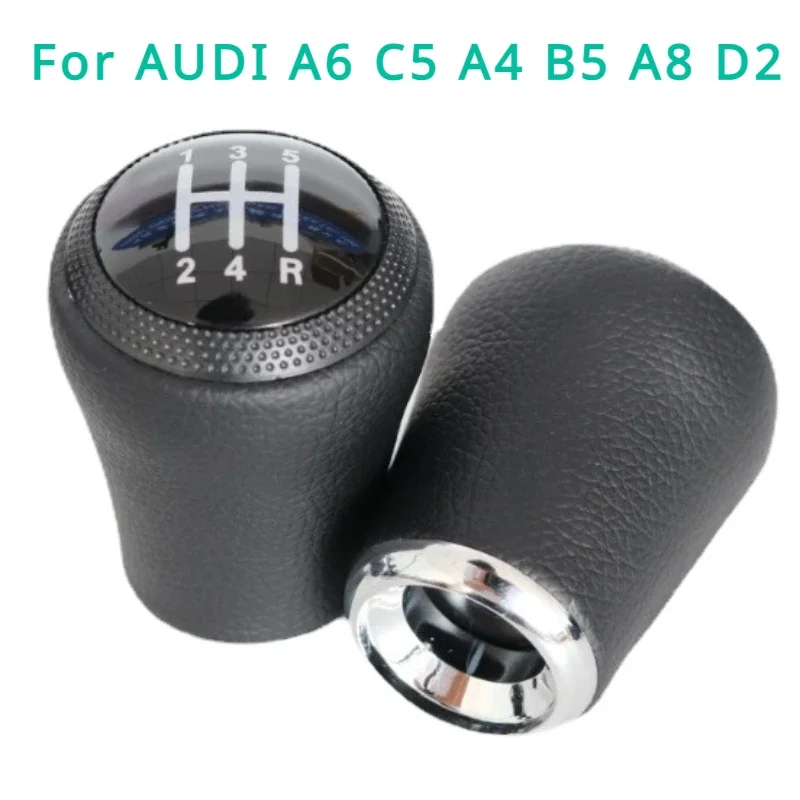 

5 Speed Gear Shift Knob for AUDI A6 C5 (1997-2001), A4 B5 (1995-2001), A8 D2 (1996-2003) lever stick 1998 1999 2000