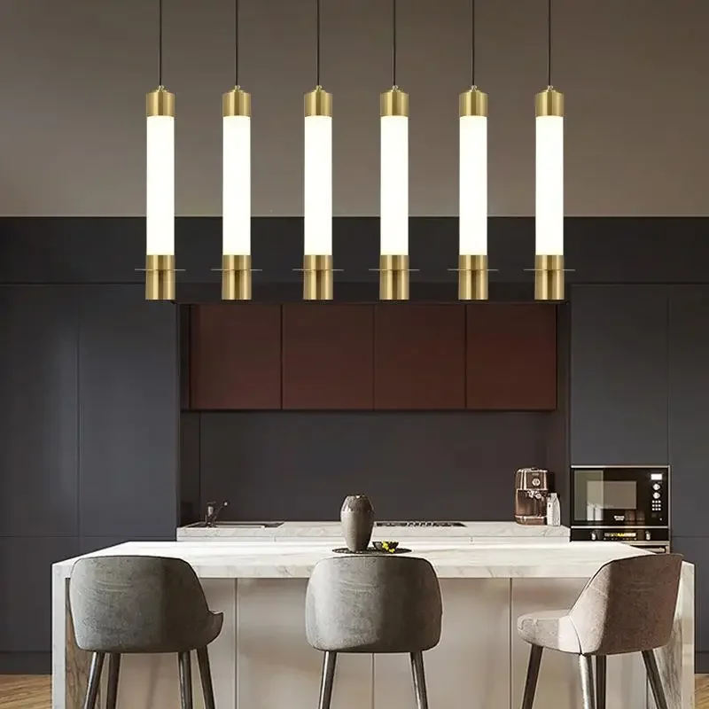 Nordic bedroom bedside chandelier, modern minimalist personality creative light luxury