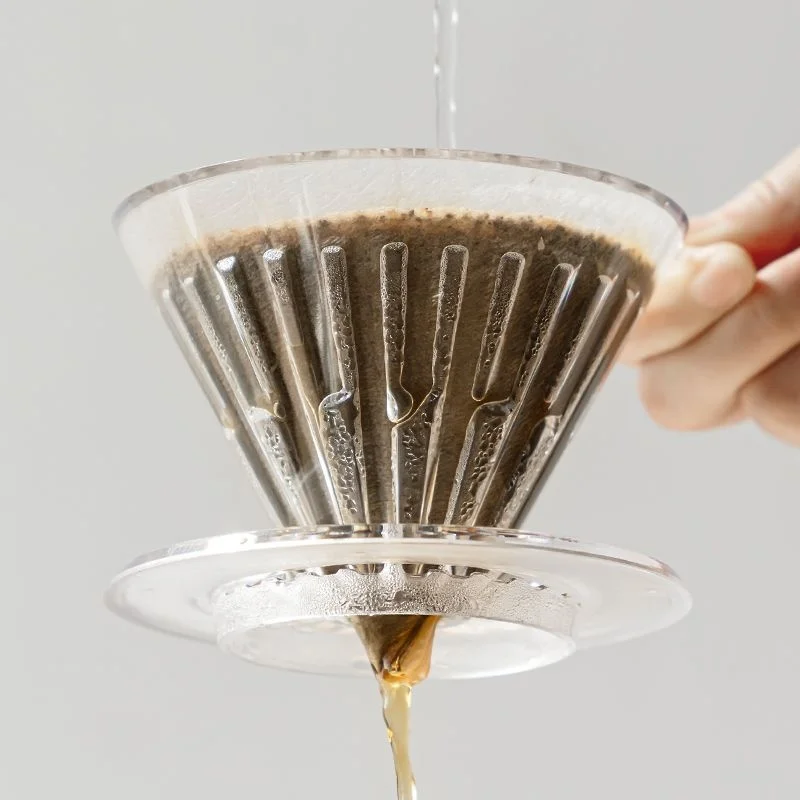 Timemore Ice Crystal Speed Edition Dripper – Rapid Flow Pour Over Coffee Filter Home Coffee Brewer Set