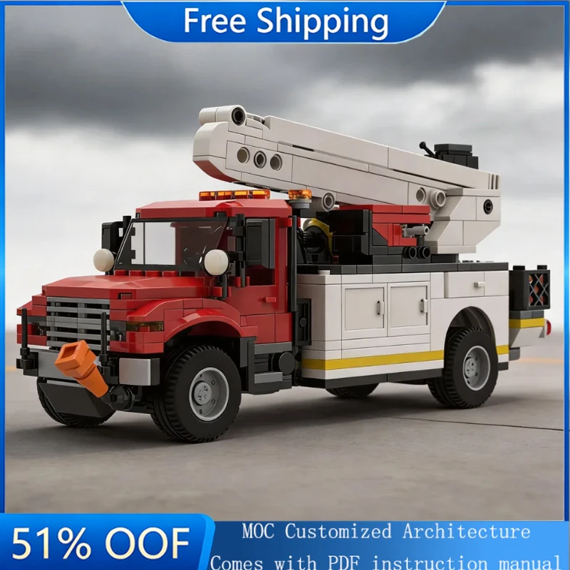 

New 476 PCS MOC City Engineering Urban Bucket Car Model Technology Building Block Creative Children Toys Popular Christmas Gift