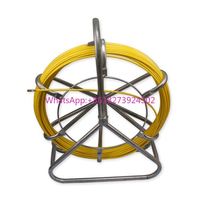 Fish Tape Fiberglass Wire Cable Running Rod Duct Rodder Fishtape Puller 12mm