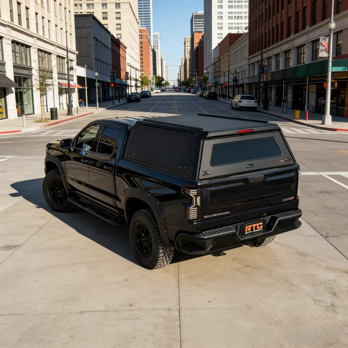 Niestandardowy, wodoodporny pokrowiec na kabinę pickupa, osłona na samochód ciężarowy, topper F150 do SILVERRADO 1500 2019+/ SIERRA 1500 2019+ 5.8FT