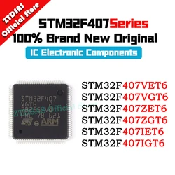 STM32F407VET6 STM32F407VGT6 STM32F407ZET6 STM32F407ZGT6 STM32F407IET6 STM32F407IGT6 STM32F407 STM32F STM32 ic mcuオリジナルlqfp