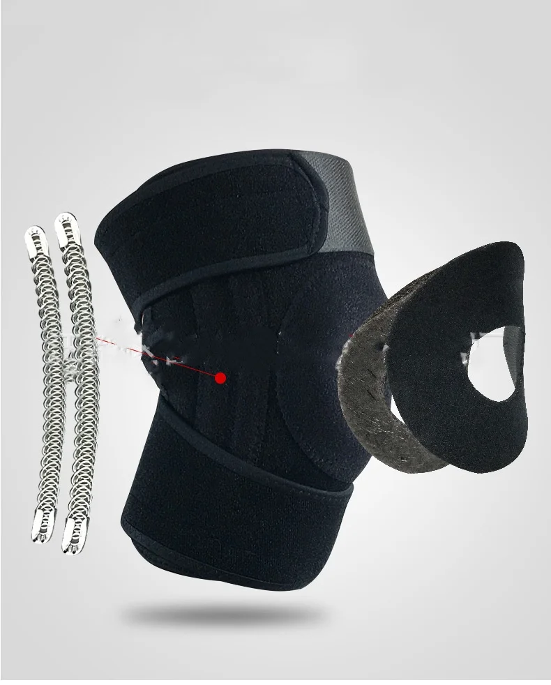 1PC Orthopädische Knie Pad Knie Brace Unterstützung Joint Pain Relif Patella Protector Einstellbare Sport Kneepad Schutz Meniskus Bänder – Detail 9