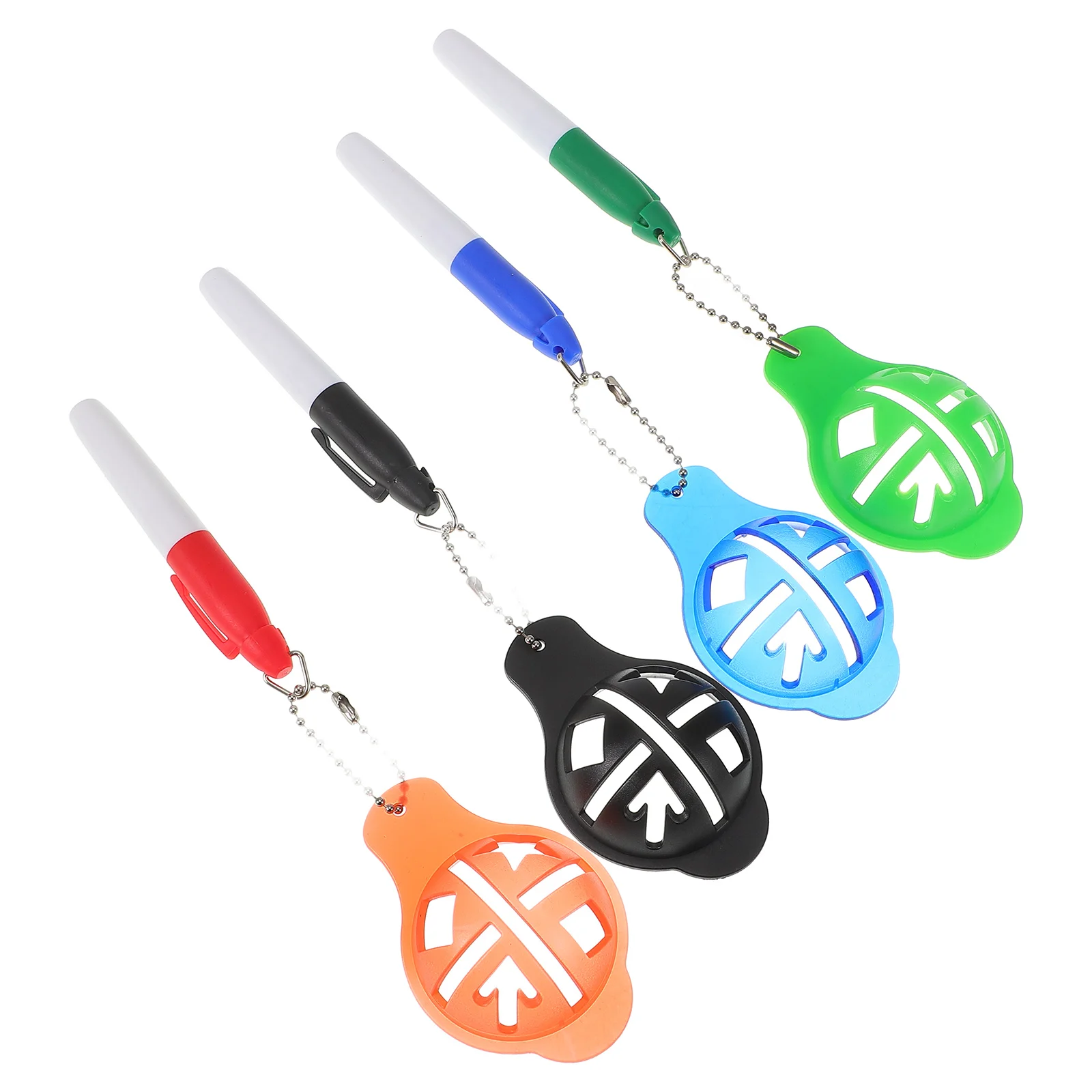 

4 Pcs Golf Marker Ball Line Accessories Alignment Tool Drawing Stencil Funny Balls Marking Template Mold Scribe