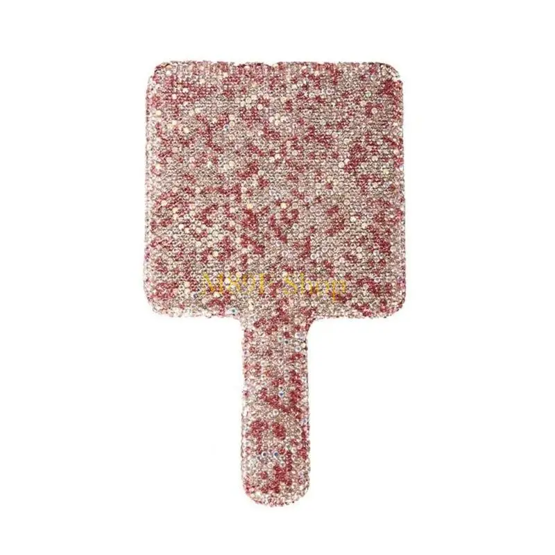 M89F Kim cương trang điểm Gương hoa mỹ Vanity gương cầm tay Gương cầm tay