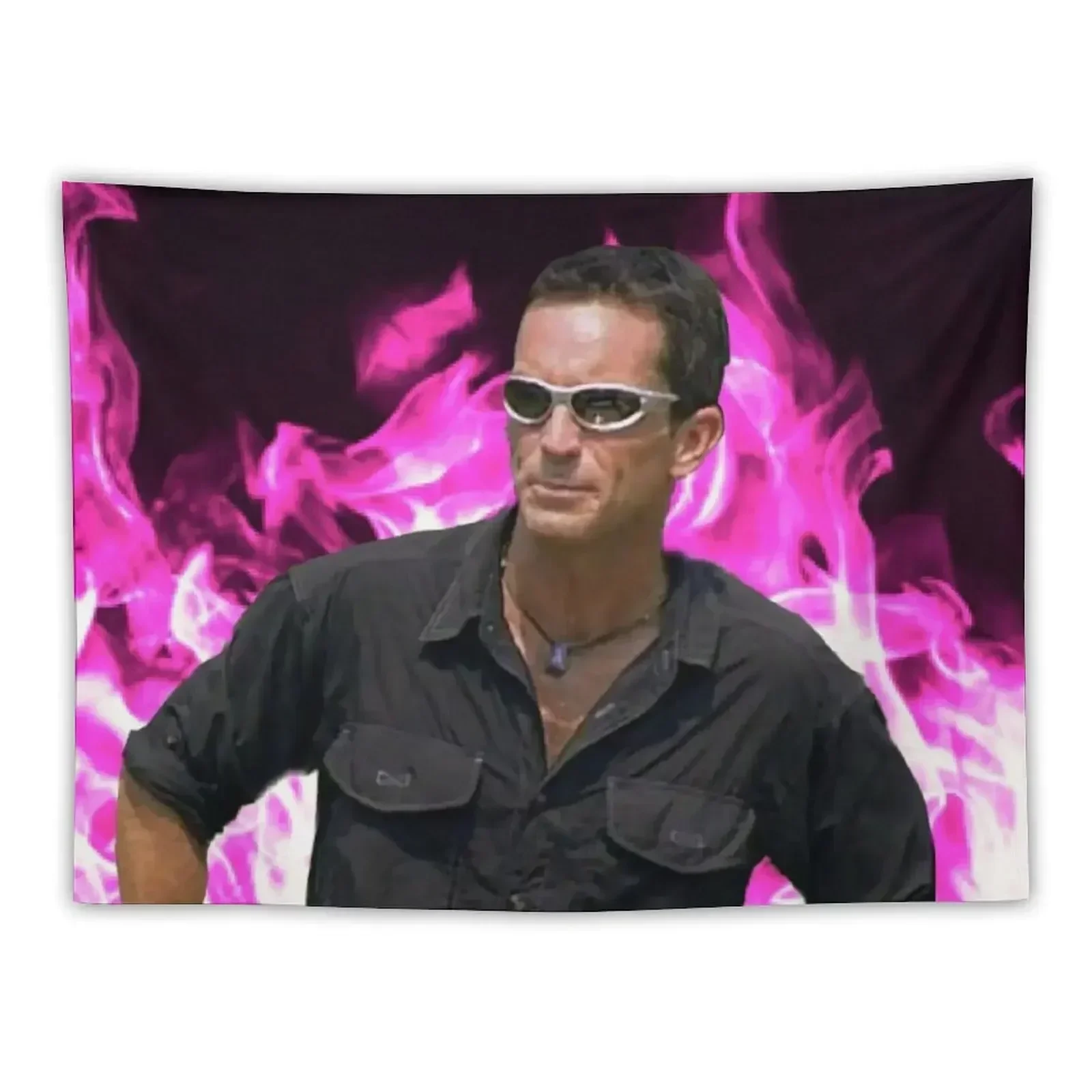 Jeff Probst Tapestry Room Decore Aesthetic Outdoor Decor Aesthetic Room Decoration Tapestry