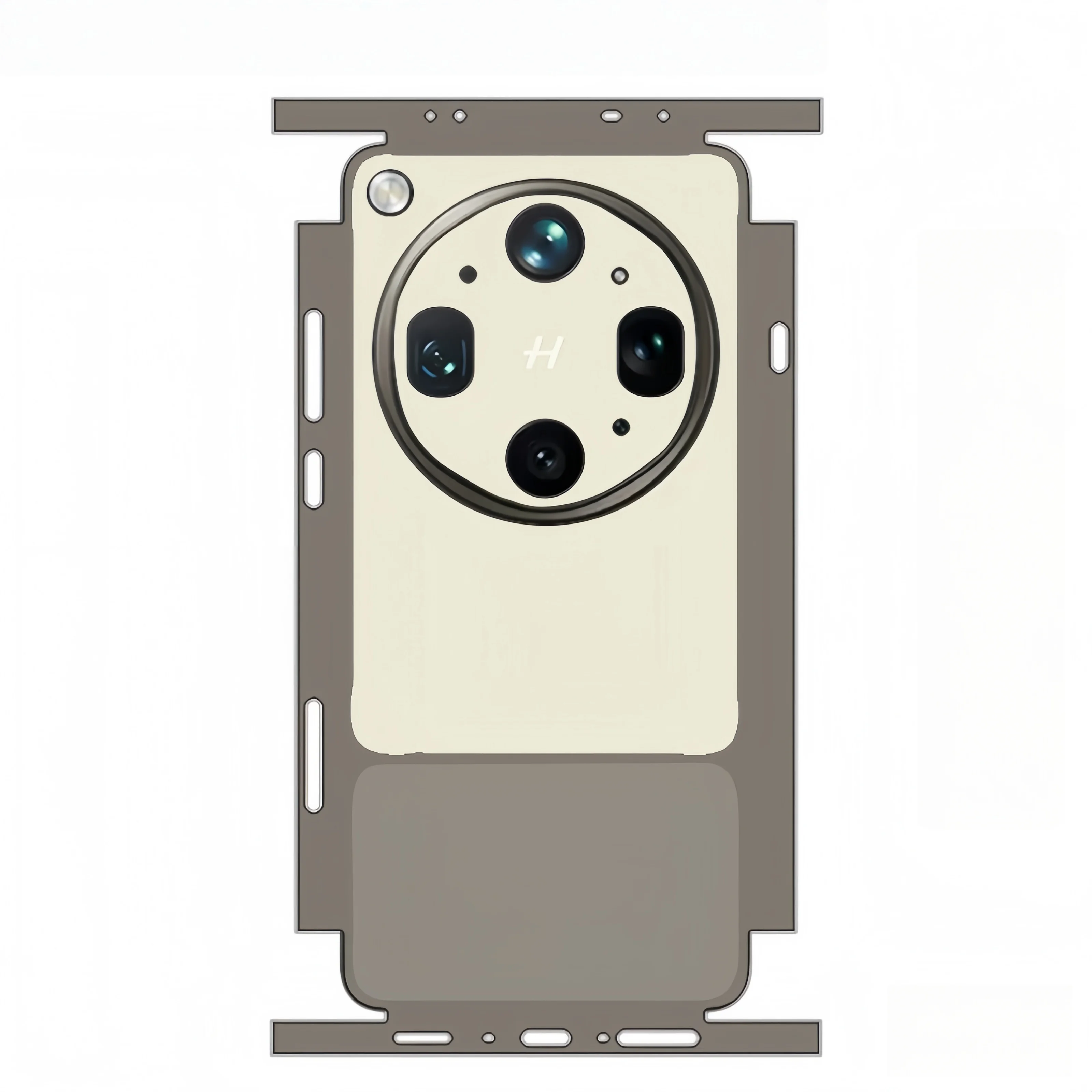 XRT Colorful Cute Pattern Matte Film Wrap Skin Phone Sticker