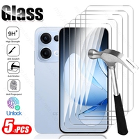 5-1Pcs 9H Screen Protector For Oppo Reno13 5G HD Crystal Tempered Glass Reno13F Reno13FS Reno 13 F S FS 13F 13FS Case Friendly