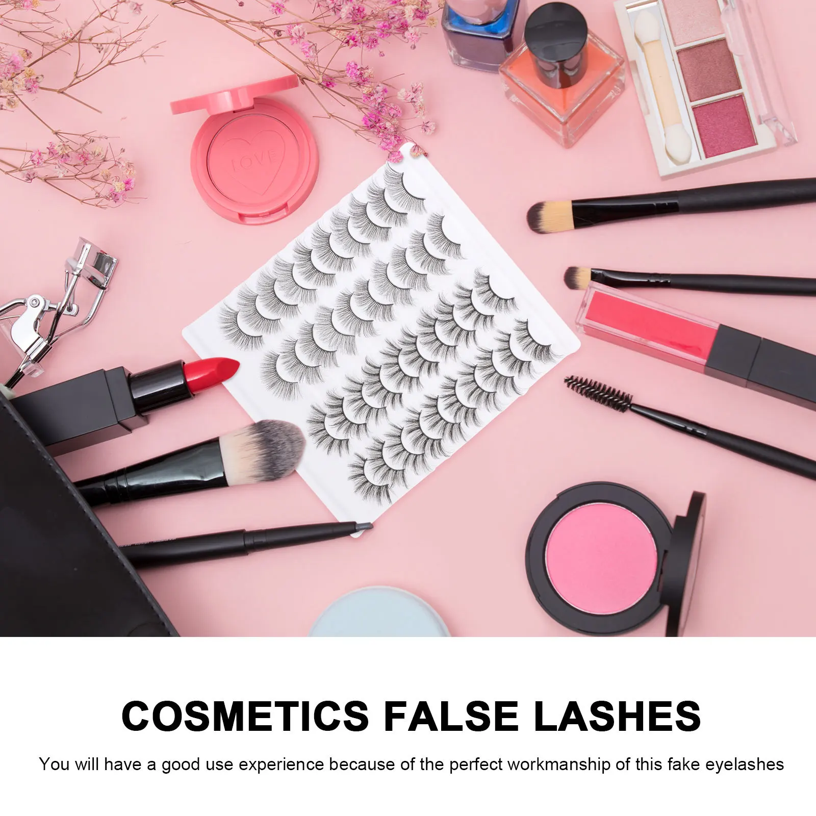 

20Pairs Natural False Eyelashes Realistic 3D Makeup Beauty Lashes Girl Cosmetics Soft Comfortable Daily Wear 3D False Eyelashes