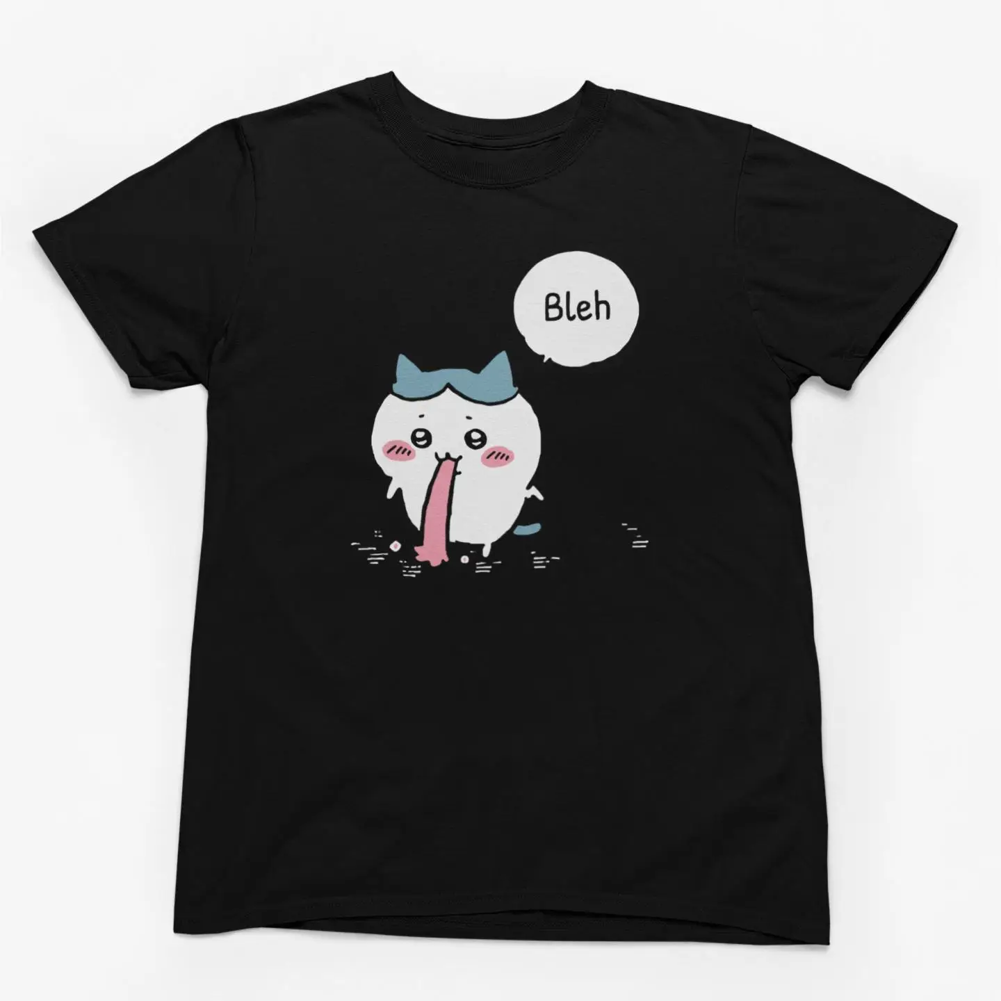 Chiikawa Kawaii Anime Tee Unisex Short Sleeve Tops Casual Daily Outfit Lovely Character Print T‑Shirt For Men Women