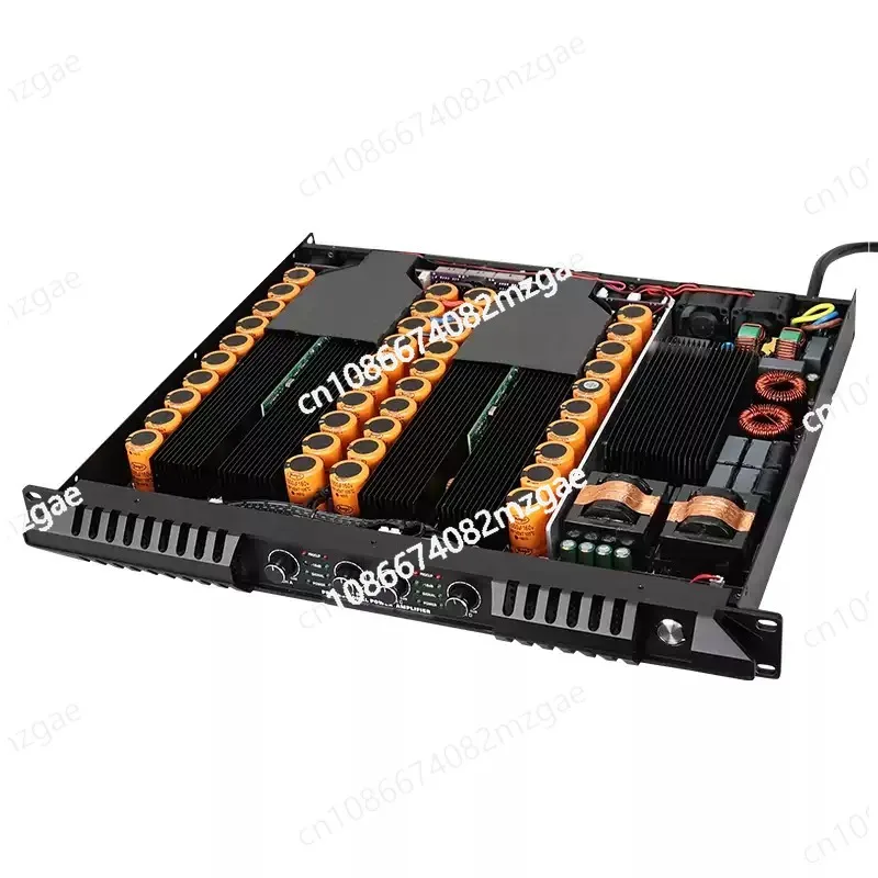 For Class D 4 Channels 1U Digital Power Amplifiers  With PFC Professional Audio Amplifier for Subwoofer Line Array Speaker