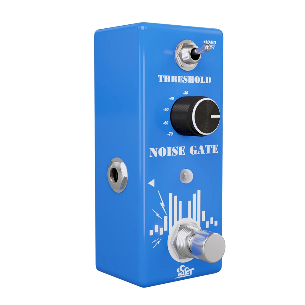 ISET Noise Gate Guitar Pedal Noise Suppressor Noise Killer Electric Guitar Effect Pedal True Bypass Guitar Parts & Accessories