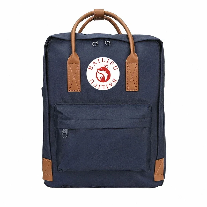 حقيبة ظهر من النايلون فوكس من الجيل الثاني مقاومة للماء للنساء والفتيات والطلاب حقيبة كمبيوتر للسفر والمدرسة واسعة