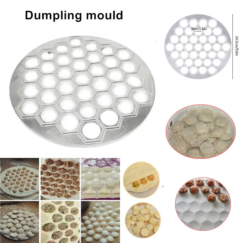 Kitchen Dough Dumpling Press Mold Maker Ravioli Making Mould DIY Maker Dumpling Pelmeni Mold Pasta Form 37 Holes Kitchen Tools