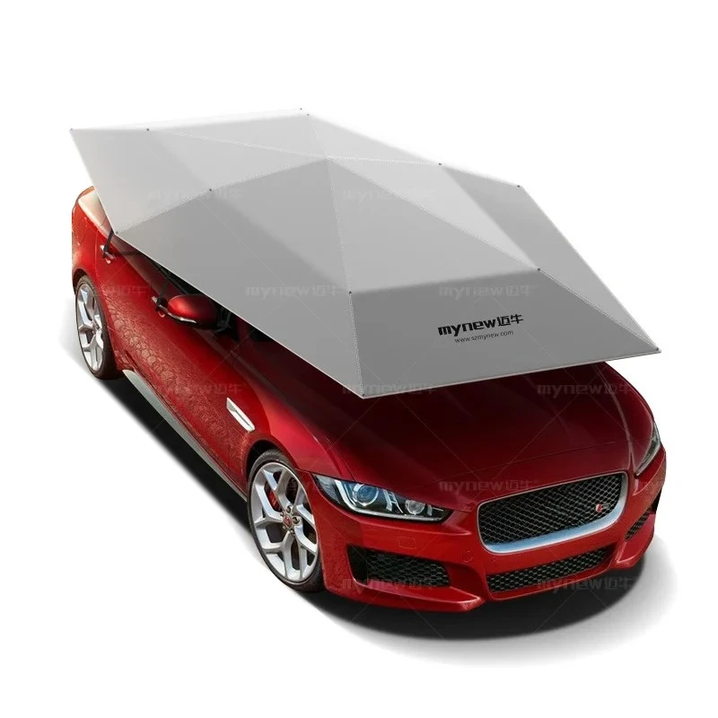 

4.2M Automatic Car Roof and Seat Cover with Front Windshield Shades Heat Proof Car Umbrella Holder