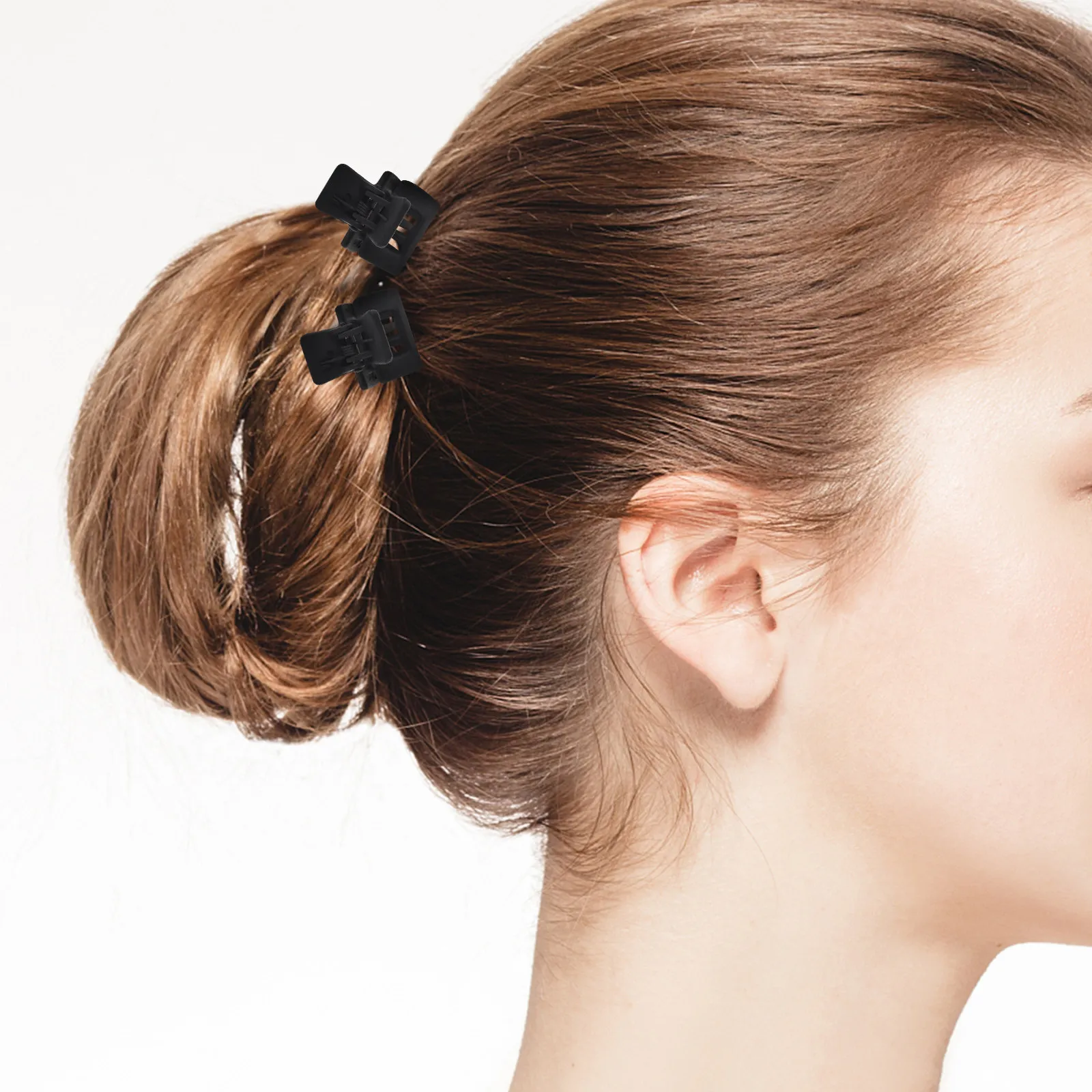 12Pcs Mini Hair Jaw Clips Blac - Travel Accessories Present 评论和价格