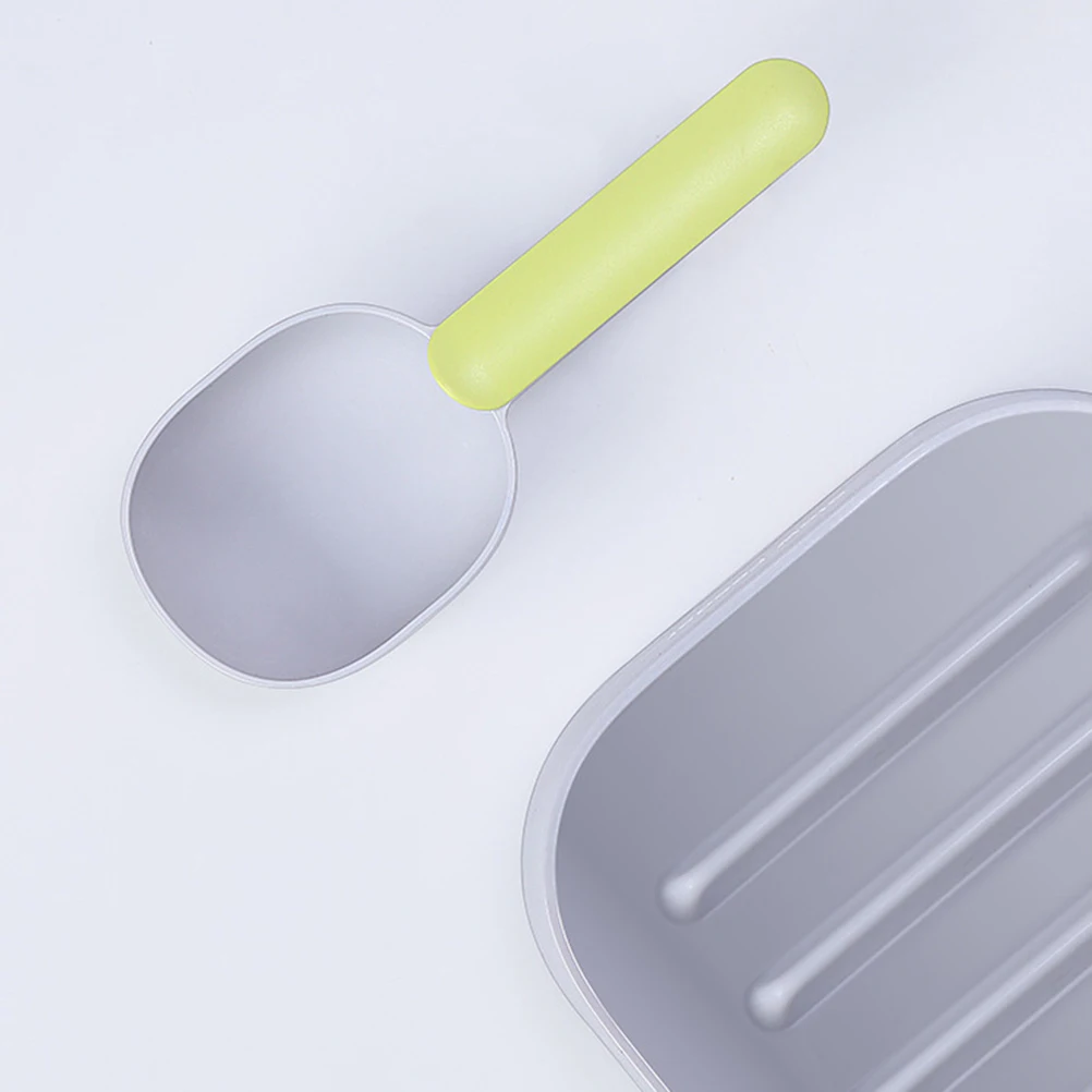 

2pcs Dog Food Scoop Shovel Spoons Pet Feeding Tool ABS Material Durable Easy Clean Hygienic Convenient Pet Owners Cat Food
