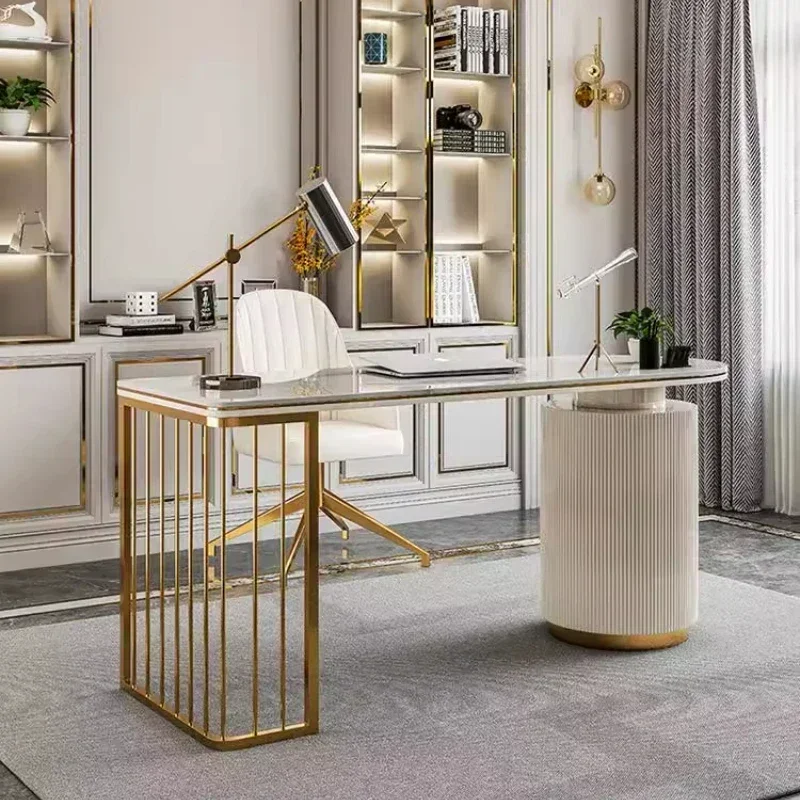 Student Storage Luxury Executive Desk Modern Asthetic Writing Study Computer Desks Aesthetic Mesa De Trabajo Hotel Furniture