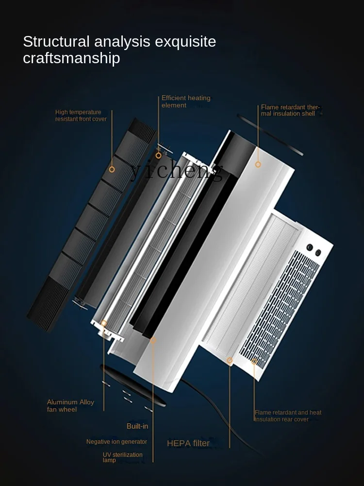 ZK riscaldatore ad ampia Area per tutta la casa riscaldatore elettrico in grafene ad alta potenza risparmio energetico soggiorno camera da letto uso commerciale