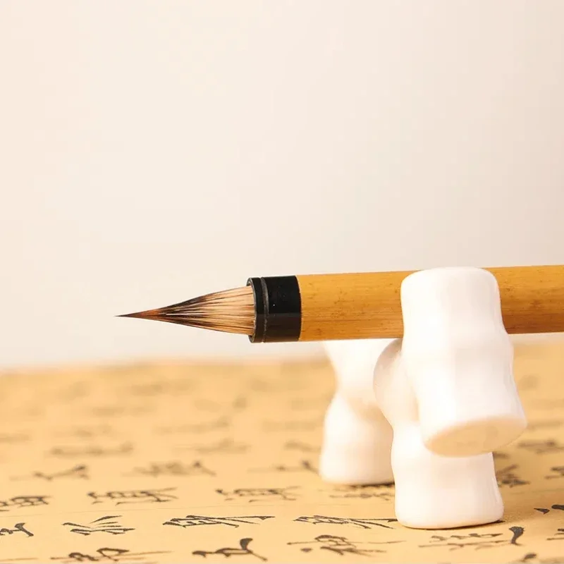 Mixed Rabbit Hair Calligraphy Brush Professional Calligraphy Ling Fei Jing Small Regular Script Copying Scriptures Write Brush