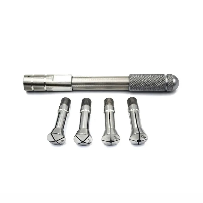 

Watch Repair Tool Single Head Movement Gear Pendulum Tip Clamp Watchmaker Tools Stainless Steel Hand Held Holder With 4 Collets