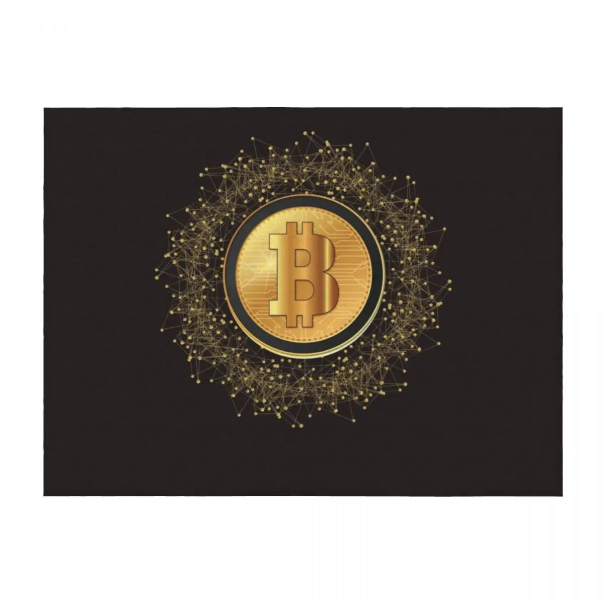 

Bitcoin BTC Crypto Throw Blanket Baby Sleeping Bag Stuffeds Hairy Blankets