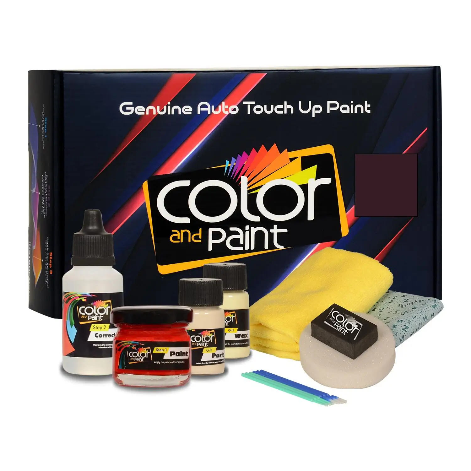 Color and Paint compatible with Lincoln Automotive Touch Up Paint - DARK CRANBERRY MET - ER - Basic Care