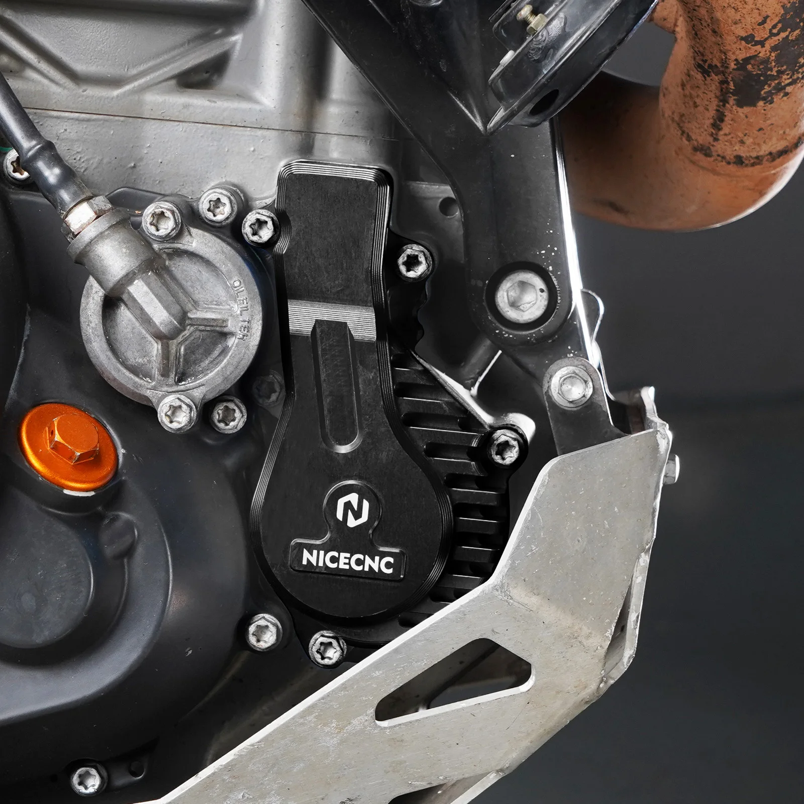 Für KTM 690 SMC R 2012-2025 690 Enduro R Wasserpumpenabdeckung für KTM 690 Duke R 2025 2024 2023 GasGas ES/SM700 Husqvarna 701 Enduro – Detail 8