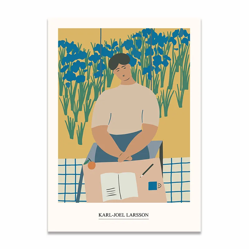 Canvas Printings The Unique Renaissance Style of Retro Fashion Characters Posters and Prints Painting Wall Art Home Decor