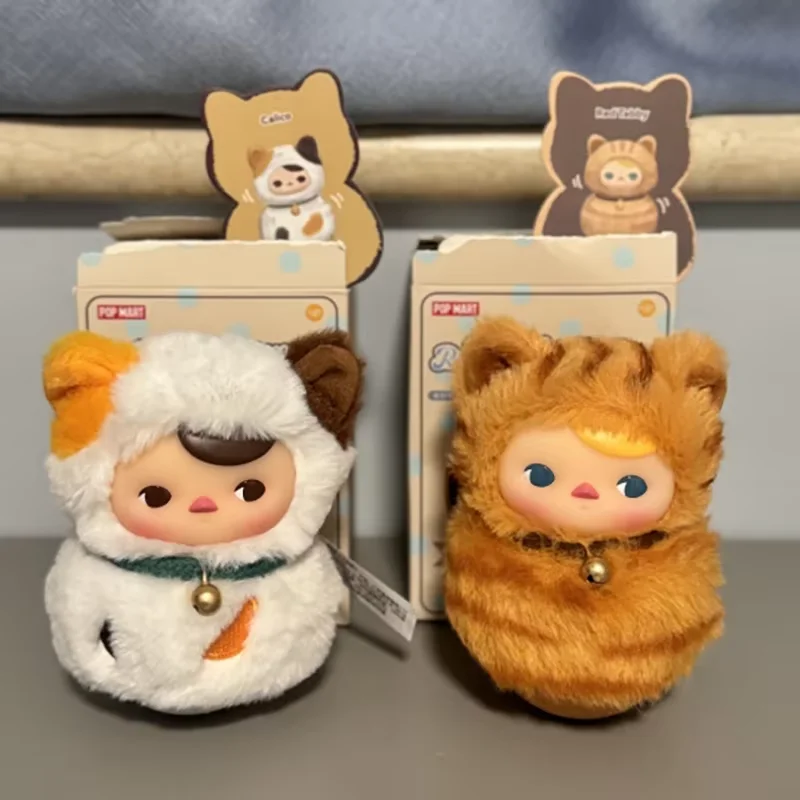 

Original PUCKY Roly-Poly Kitty Series-Vinyl Plush Blind Box Guess Bag Original Toys Doll Cute Action Anime Ornaments Collection