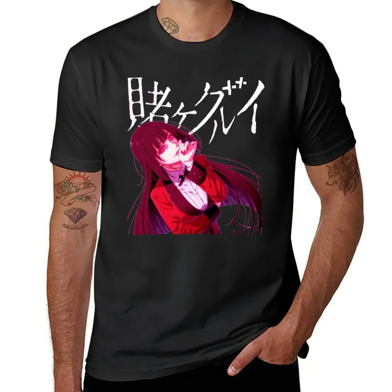 Yumeko Jabami - Kakegurui T-Shirt plus sizes man t shirt Aesthetic clothing oversized t shirt men