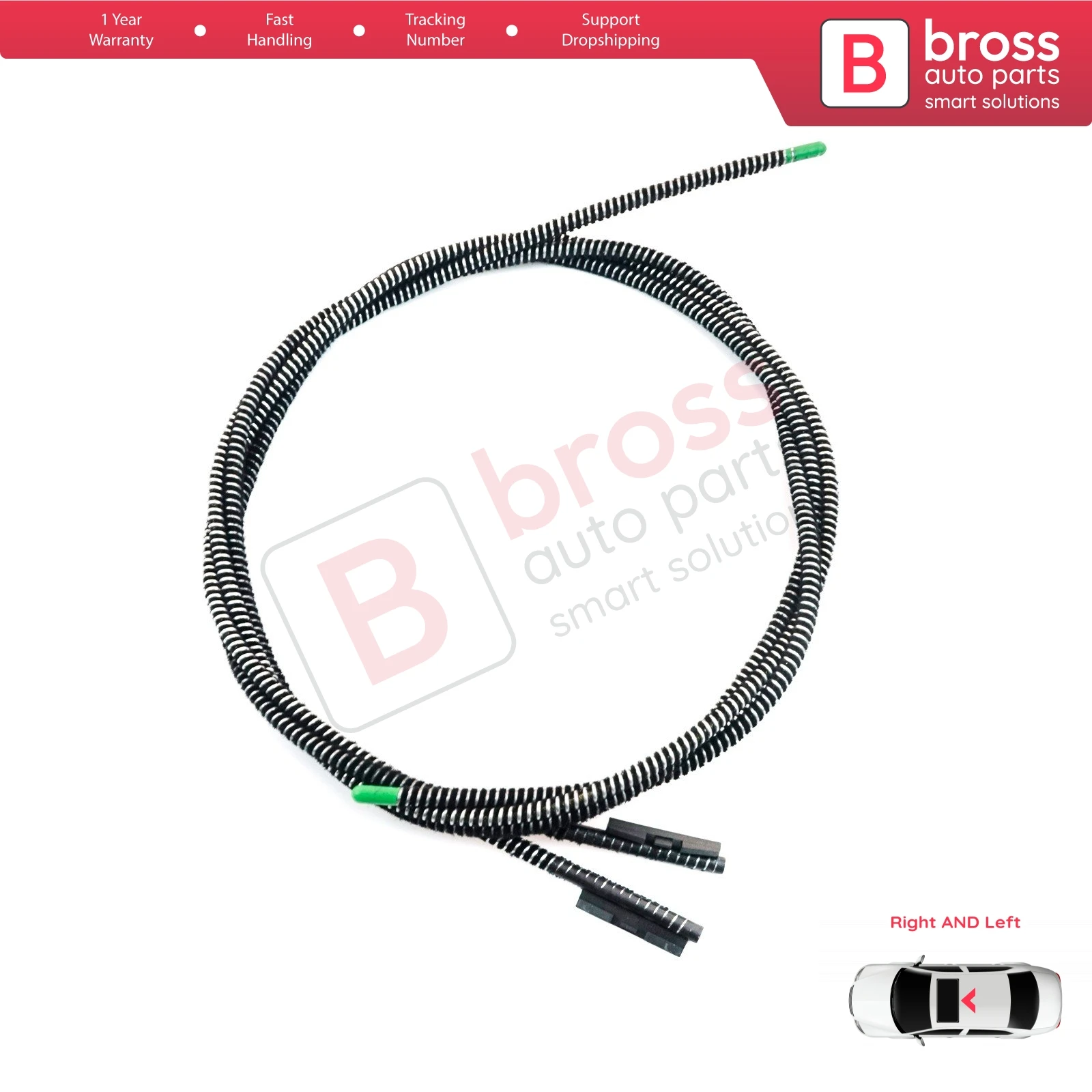 BSR577 Panoramic Sunroof Sliding Roof Repair Track Drive Cables Left Right A2056362731 for Mercedes BENZ C W205 GLA 220 CDI