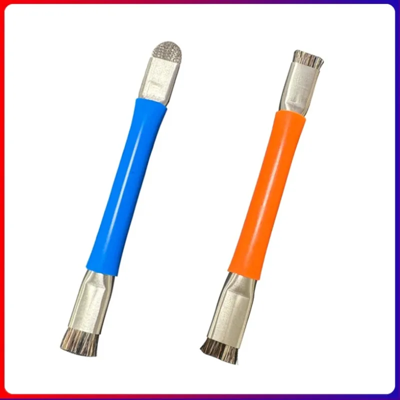 فرشاة آمنة مضادة للكهرباء الساكنة، فرشاة تنظيف PCB للوحة الأم للهاتف المحمول، مجموعة أدوات إصلاح الرأس المزدوج