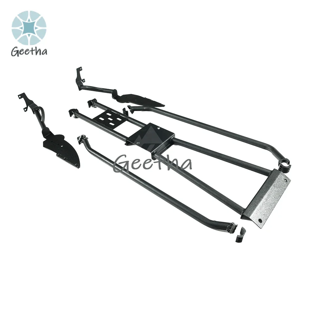 

Black steel roll cage roof top bracket for jeep for wrangler jk 2007-2017 J385