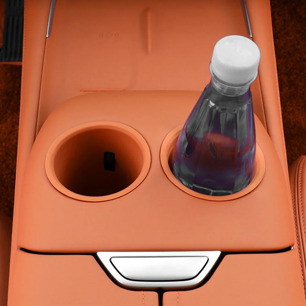 

2 шт. для Changan Deepal S07, оригинальный автомобильный цветной коврик для чашки с водой, модификация автомобиля, водонепроницаемый силиконовый отсек для хранения