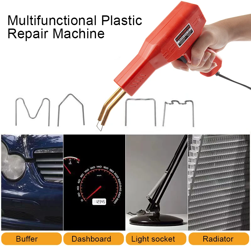 Plastic Welder Welding Machine Car Bumper Soldering Gun 4 Types Staples for Bumper/Kayak/Plastic Product Repairs view 5
