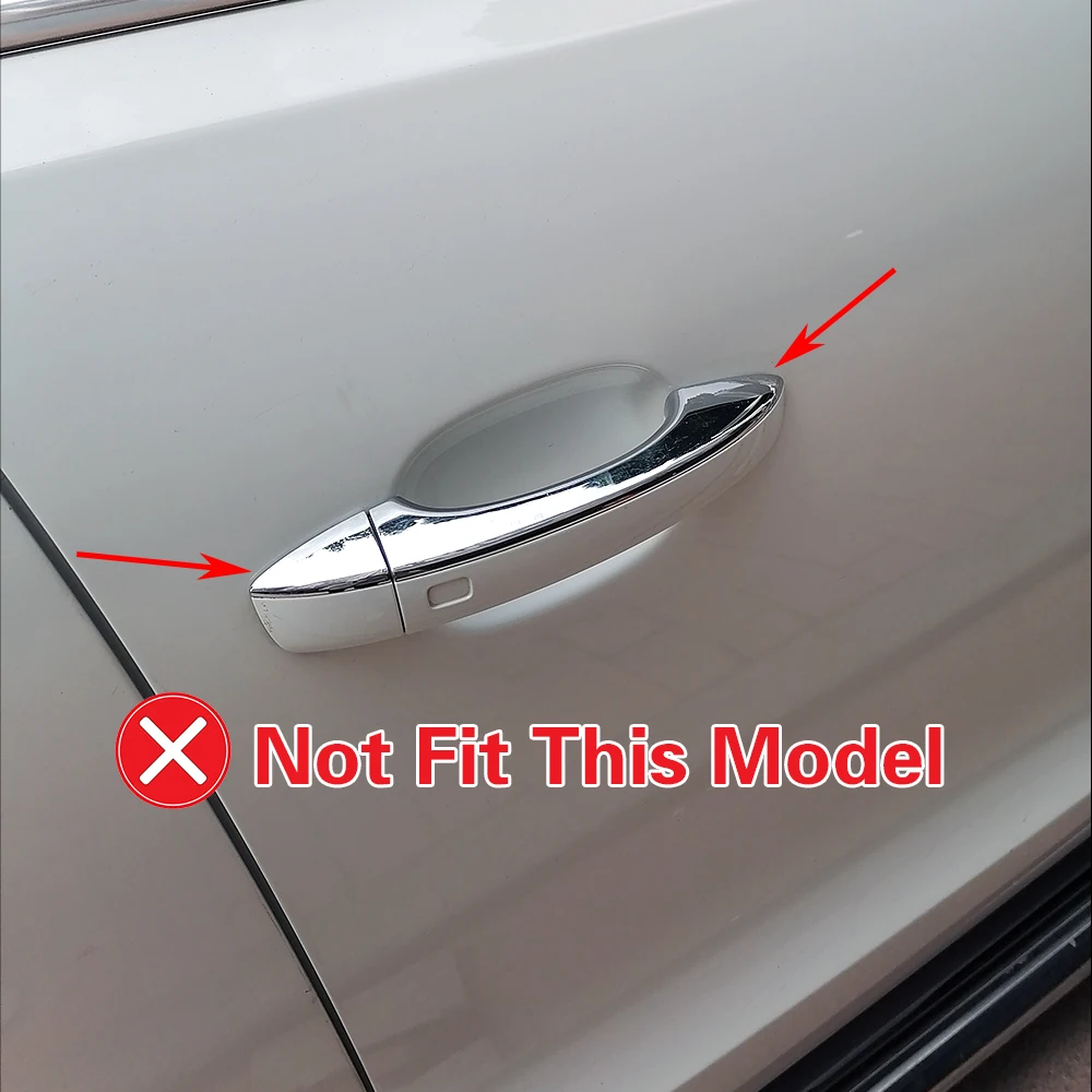 For Audi Q5 2009-2016 ABS Chrome Side Door Handle Cover Trims & Door Bowl Cover Car Styling 2010 2011 2012 2013 2014 2015