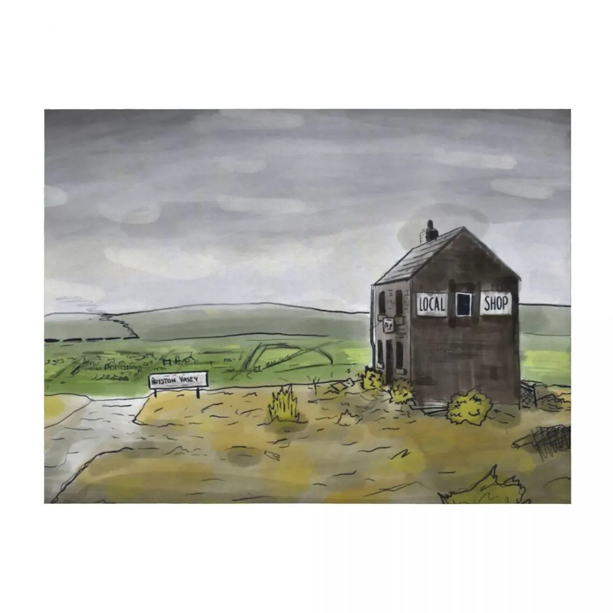 

Royston Vasey Throw Blanket Flannel Fabric Single christmas decoration Summer Beddings Blankets