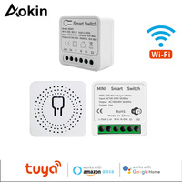 16A Tuya WiFi Mini DIY Smart Switch 2 Way Control Smart Home Automation Module Via Alexa Google Home Alice Smart Life App