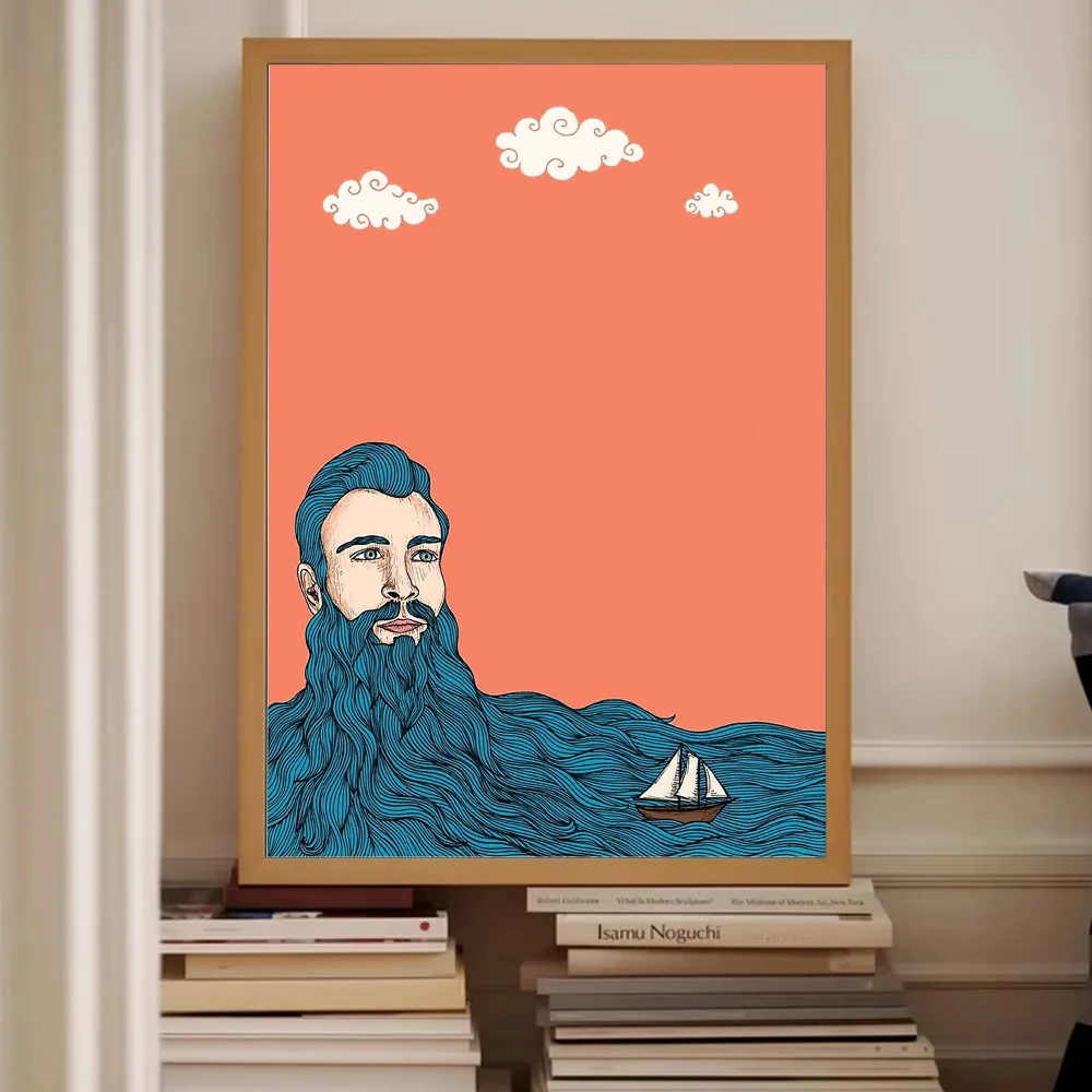 Lion Canvas Wall ArtAbstract Animal PaintingHome DecorModern ArtLiving Room DecorWildlife PaintingCanvas PrintGift IdeaUnique Ar