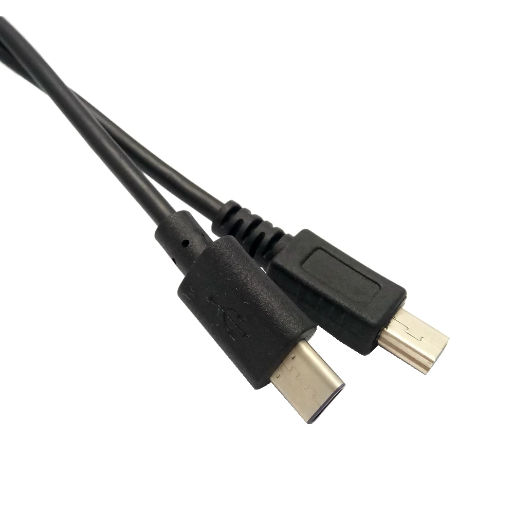 Mini USB to Type-C to T-Port MP3 Transmission Cable Data Cable Connection Cable Suitable for Camera and Phone