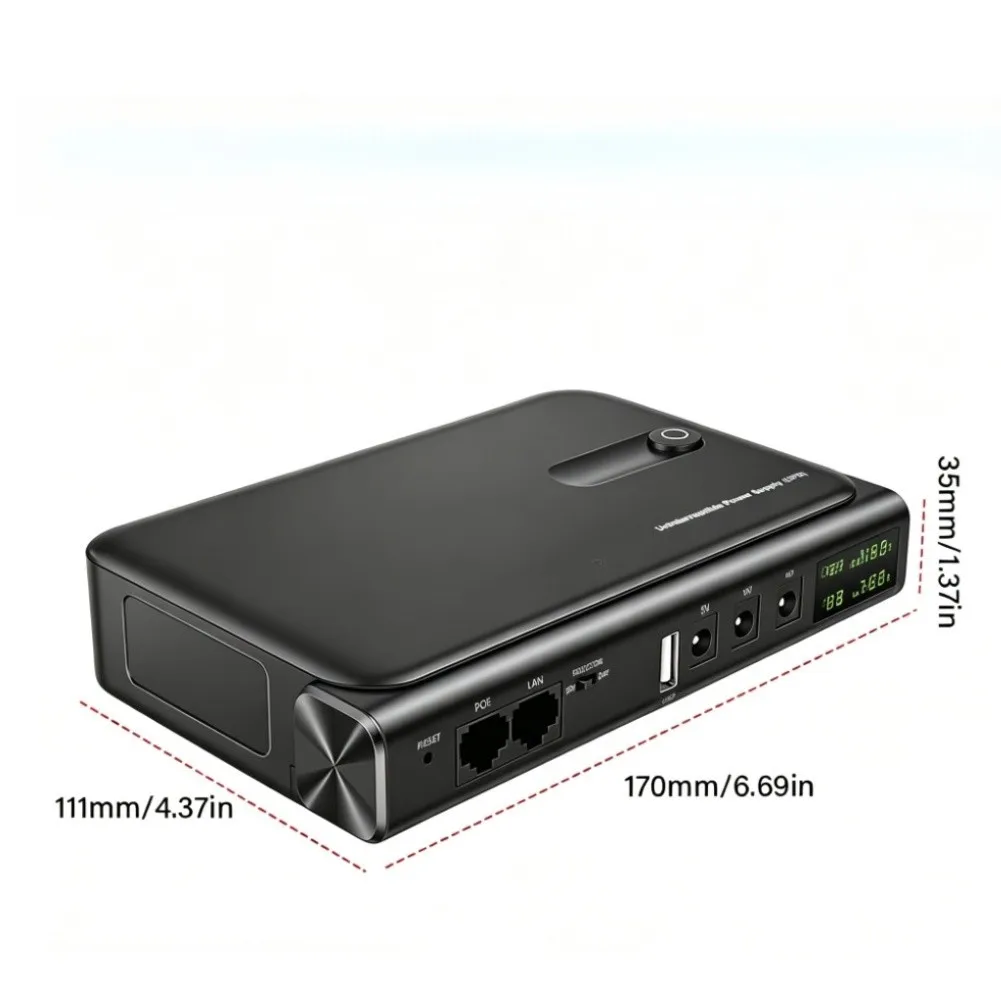 1Pc Multi Voltage Battery Backup Continuous Power Supply Unit Standby Power Maintain Device For Household Electronic Devices