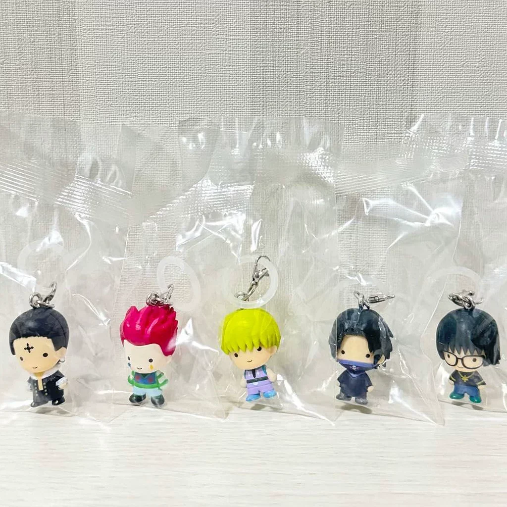 Bandai Gashapon Keychain Hunter X Hunter Phantom Troupe Character Pendant Mini Anime Figure Hisoka Chrollo Lucilfer Bag Charm view 4