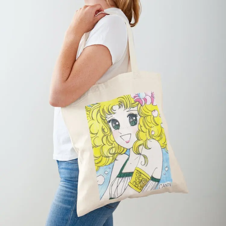 

candy candy Tote Bag Women bags canvas tote hand bag shopper bag woman