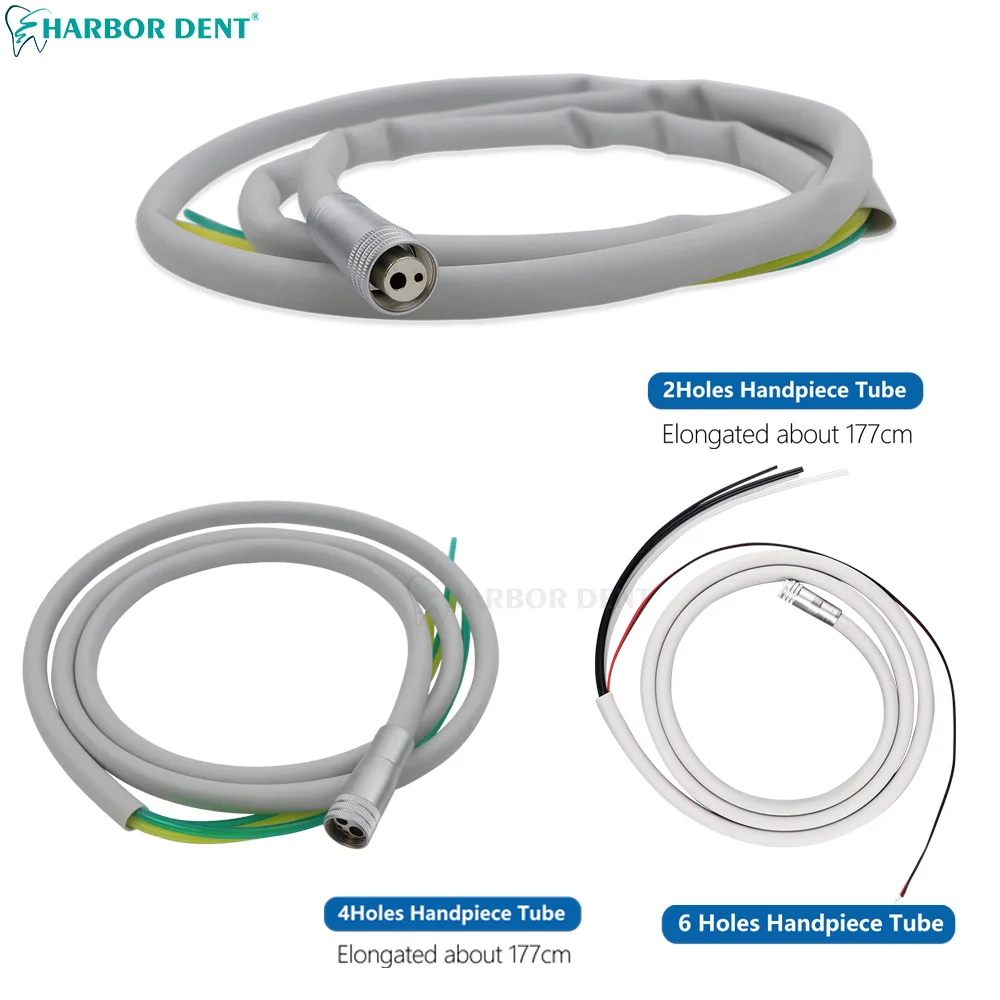 

2/4/6 Dental Silicone Tubing Hose With Connector For High/Low Speed Handpiece Dentistry Lab Accessories